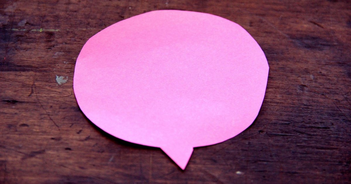 Une bulle vide à remplir avec le personal branding