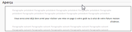 Alignement à droite du paragraphe